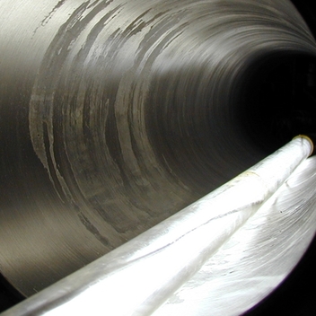 Verschlissenes Schabewärmetauscher-Rohr vor der Nickelbeschichtung